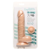 Easy Riders 7" Silicone Dildo With Balls - Light
